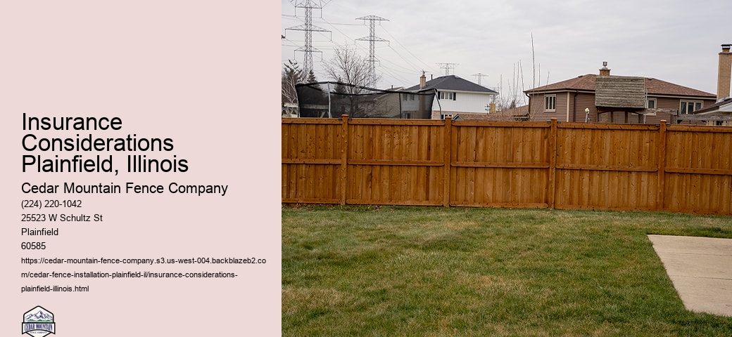 Insurance Considerations Plainfield, Illinois