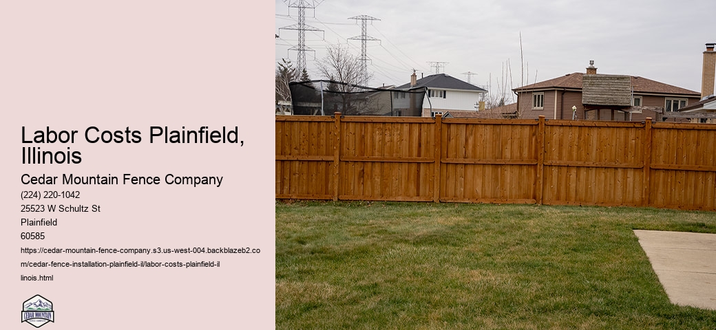 Labor Costs Plainfield, Illinois